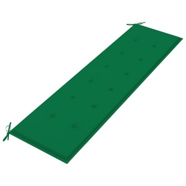 vidaXL Μαξιλάρι Πάγκου Κήπου Πράσινο 180x50x3cm Ύφασμα Oxford