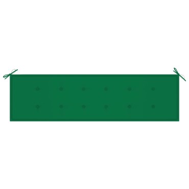 vidaXL Μαξιλάρι Πάγκου Κήπου Πράσινο 180x50x3cm Ύφασμα Oxford
