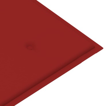 vidaXL Μαξιλάρι Πάγκου Κήπου Κόκκινο 100x50x3cm Ύφασμα Oxford