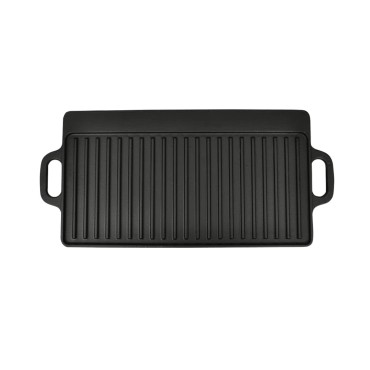 vidaXL Πλάκα Ψησίματος Δύο Όψεων 2 τεμ. 38 x 23 εκ. από Χυτοσίδηρο