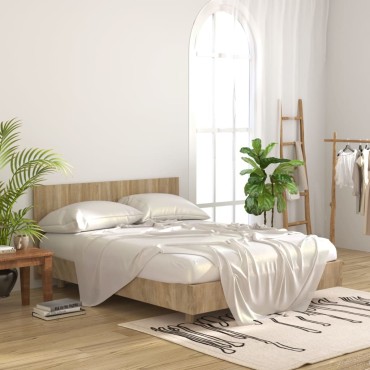 vidaXL Κεφαλάρι Κρεβατιού Sonoma Δρυς 160x1,5x80cm Επεξεργ. Ξύλο 1 τεμ.