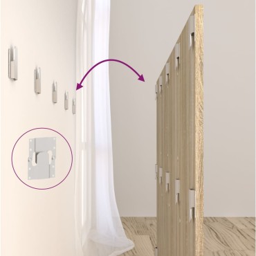 vidaXL Κεφαλάρι Κρεβατιού Sonoma Δρυς 160x1,5x80cm Επεξεργ. Ξύλο 1 τεμ.