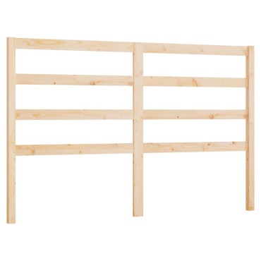 vidaXL Κεφαλάρι Κρεβατιού 146x4x100cm από Μασίφ Ξύλο Πεύκου 1 τεμ.