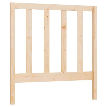 vidaXL Κεφαλάρι Κρεβατιού 96x4x100cm από Μασίφ Ξύλο Πεύκου 1 τεμ.