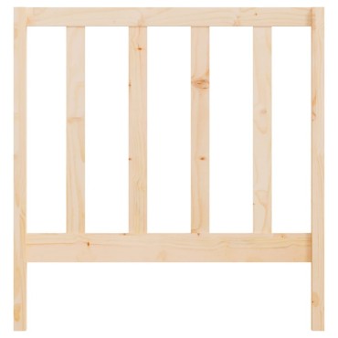 vidaXL Κεφαλάρι Κρεβατιού 96x4x100cm από Μασίφ Ξύλο Πεύκου 1 τεμ.