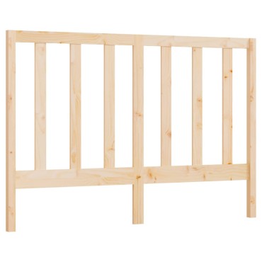 vidaXL Κεφαλάρι Κρεβατιού 146x4x100cm από Μασίφ Ξύλο Πεύκου 1 τεμ.