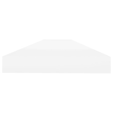 vidaXL Ράφι Τοίχου Χρώμα Δρυός / Λευκό 90x23,5x3,8cm από MDF 1 τεμ.