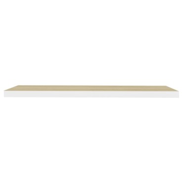 vidaXL Ράφια Τοίχου 4 τεμ. Δρυς / Λευκά 90x23,5x3,8cm από MDF