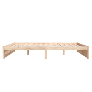 vidaXL Πλαίσιο Κρεβατιού 180 x 200 εκ. Μασίφ Ξύλο Super King Size