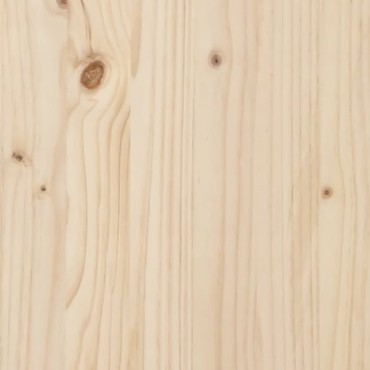 vidaXL Σκελετός Κρεβατιού Χωρίς Στρώμα 120x200cm Μασίφ Ξύλο 1 τεμ. - Μονό