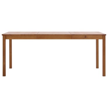 vidaXL Τραπεζαρία Καφέ Μελί 180x90x73cm από Ξύλο Πεύκου 1 τεμ.