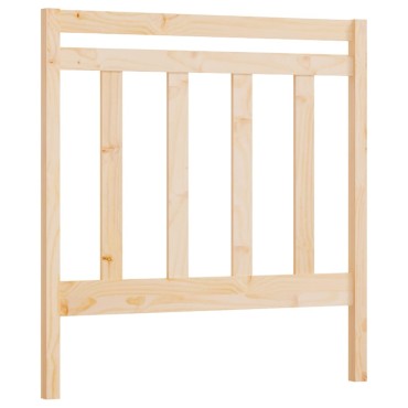 vidaXL Κεφαλάρι Κρεβατιού 106x4x100cm από Μασίφ Ξύλο Πεύκου 1 τεμ.