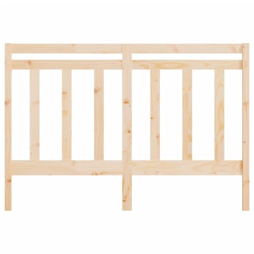 vidaXL Κεφαλάρι Κρεβατιού 146x4x100cm από Μασίφ Ξύλο Πεύκου 1 τεμ.
