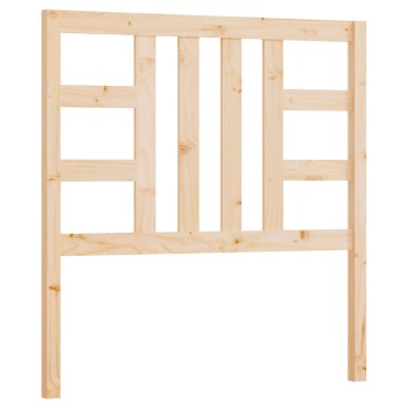 vidaXL Κεφαλάρι Κρεβατιού 81x4x100cm από Μασίφ Ξύλο Πεύκου 1 τεμ.