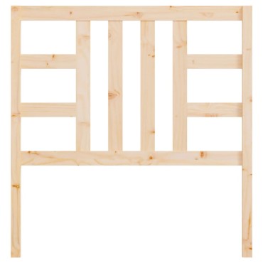 vidaXL Κεφαλάρι Κρεβατιού 81x4x100cm από Μασίφ Ξύλο Πεύκου 1 τεμ.