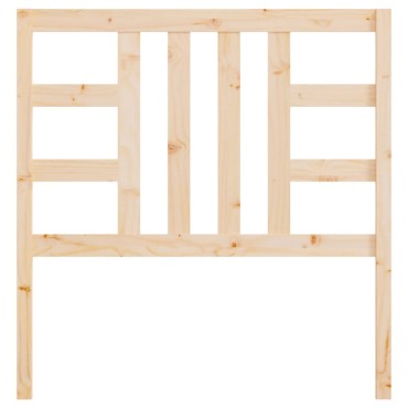 vidaXL Κεφαλάρι Κρεβατιού 106x4x100cm από Μασίφ Ξύλο Πεύκου 1 τεμ.