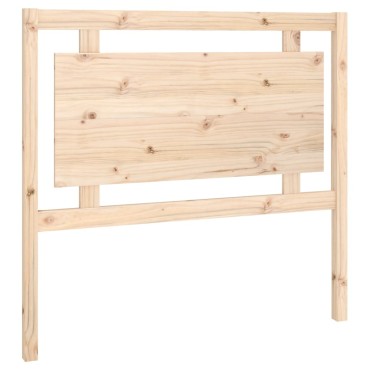 vidaXL Κεφαλάρι Κρεβατιού 105,5x4x100cm από Μασίφ Ξύλο Πεύκου 1 τεμ.