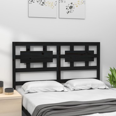 vidaXL Κεφαλάρι Κρεβατιού 145,5x4x100cm από Μασίφ Ξύλο Πεύκου 1 τεμ.