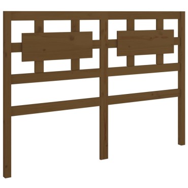 vidaXL Κεφαλάρι Κρεβατιού Μελί 165,5x4x100cm Μασίφ Ξύλο Πεύκου 1 τεμ.