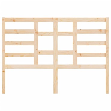 vidaXL Κεφαλάρι Κρεβατιού 186x4x104cm από Μασίφ Ξύλο Πεύκου 1 τεμ.