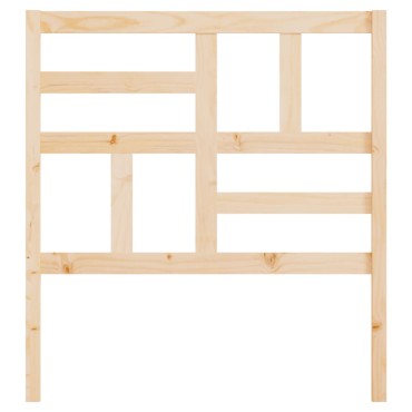 vidaXL Κεφαλάρι Κρεβατιού 81x4x104cm από Μασίφ Ξύλο Πεύκου 1 τεμ.