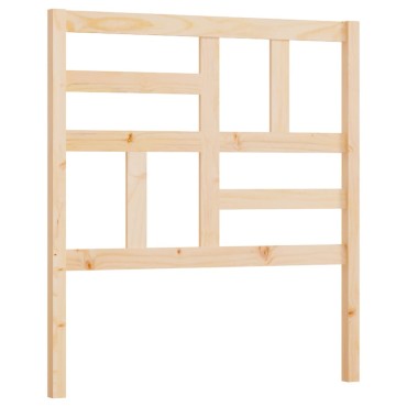 vidaXL Κεφαλάρι Κρεβατιού 106x4x104cm από Μασίφ Ξύλο Πεύκου 1 τεμ.