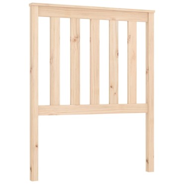 vidaXL Κεφαλάρι Κρεβατιού 81x6x101cm από Μασίφ Ξύλο Πεύκου 1 τεμ.