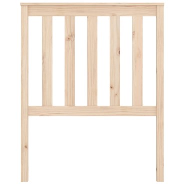 vidaXL Κεφαλάρι Κρεβατιού 81x6x101cm από Μασίφ Ξύλο Πεύκου 1 τεμ.
