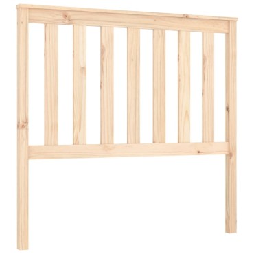 vidaXL Κεφαλάρι Κρεβατιού 106x6x101cm από Μασίφ Ξύλο Πεύκου 1 τεμ.