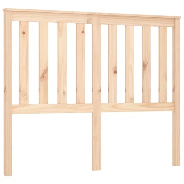 vidaXL Κεφαλάρι Κρεβατιού 141x6x101cm από Μασίφ Ξύλο Πεύκου 1 τεμ.
