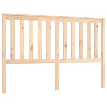 vidaXL Κεφαλάρι Κρεβατιού 156x6x101cm από Μασίφ Ξύλο Πεύκου 1 τεμ.