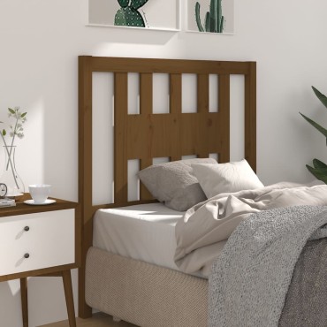 vidaXL Κεφαλάρι Μελί 96x4x100cm από Μασίφ Ξύλο Πεύκου 1 τεμ.