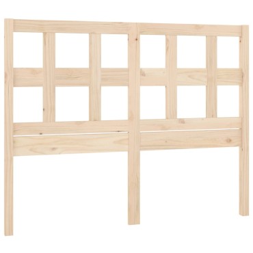 vidaXL Κεφαλάρι Κρεβατιού 140,5x4x100cm από Μασίφ Ξύλο Πεύκου 1 τεμ.