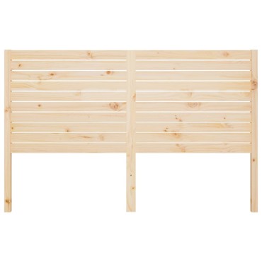 vidaXL Κεφαλάρι Κρεβατιού 166x4x100cm από Μασίφ Ξύλο Πεύκου 1 τεμ.