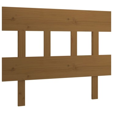 vidaXL Κεφαλάρι Κρεβατιού Μελί 103,5x3x81cm Μασίφ Ξύλο Πεύκου 1 τεμ.