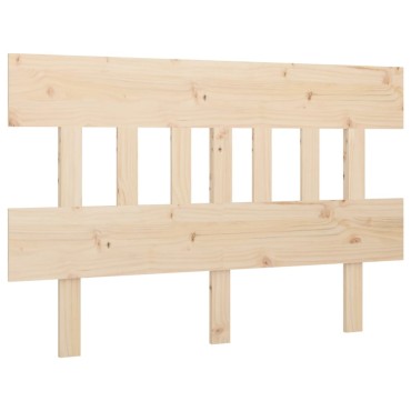 vidaXL Κεφαλάρι Κρεβατιού 138,5x3x81cm από Μασίφ Ξύλο Πεύκου 1 τεμ.