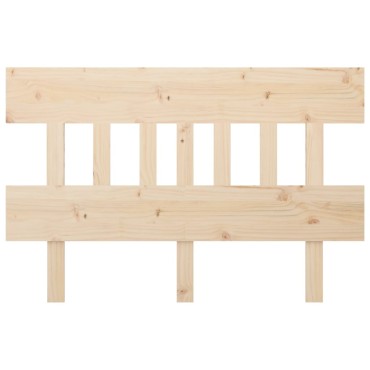 vidaXL Κεφαλάρι Κρεβατιού 138,5x3x81cm από Μασίφ Ξύλο Πεύκου 1 τεμ.
