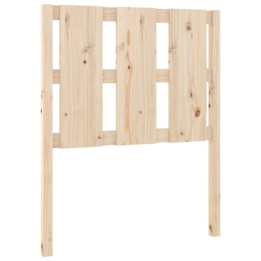 vidaXL Κεφαλάρι Κρεβατιού 80,5x4x100cm από Μασίφ Ξύλο Πεύκου 1 τεμ.