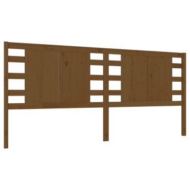 vidaXL Κεφαλάρι Καφέ 126x4x100cm από Μασίφ Ξύλο Πεύκου 1 τεμ.