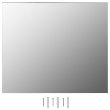 vidaXL Καθρέφτης 80 x 60 εκ. Γυάλινος Χωρίς Πλαίσιο
