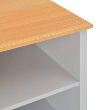 vidaXL Έπιπλο Τηλεόρασης Γκρι 95x39x58cm