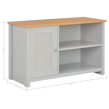 vidaXL Έπιπλο Τηλεόρασης Γκρι 95x39x58cm