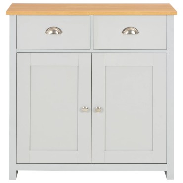 vidaXL Μπουφές Γκρι 79x35x81cm 1 τεμ.