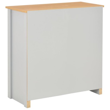 vidaXL Μπουφές Γκρι 79x35x81cm 1 τεμ.