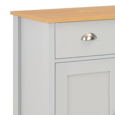 vidaXL Μπουφές Γκρι 79x35x81cm 1 τεμ.
