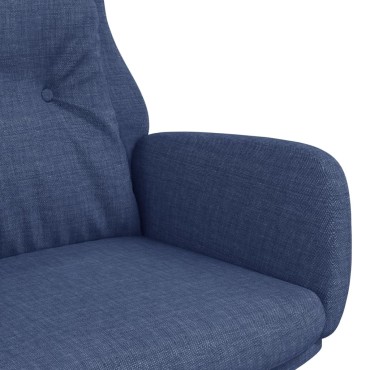vidaXL Πολυθρόνα Relax Μπλε Υφασμάτινη 70x77x94cm 1 τεμ.