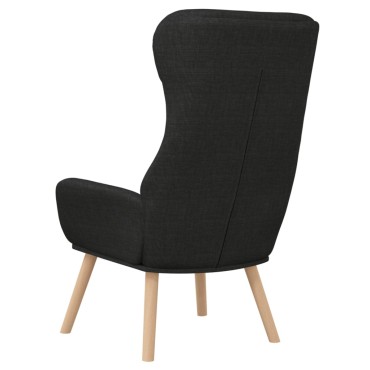 vidaXL Πολυθρόνα Relax Μαύρη Υφασμάτινη 70x77x94cm 1 τεμ.