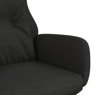 vidaXL Πολυθρόνα Relax Μαύρη Υφασμάτινη 70x77x94cm 1 τεμ.