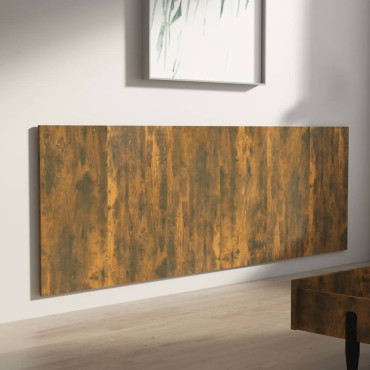 vidaXL Κεφαλάρι Τοίχου Καπνιστή Δρυς 240x1,5x80cm Επεξεργασμένο Ξύλο 1 τεμ.