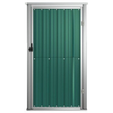 vidaXL Αποθήκη Εργαλείων Κήπου Πράσινη 88x89x161 εκ. Γαλβαν. Ατσάλι